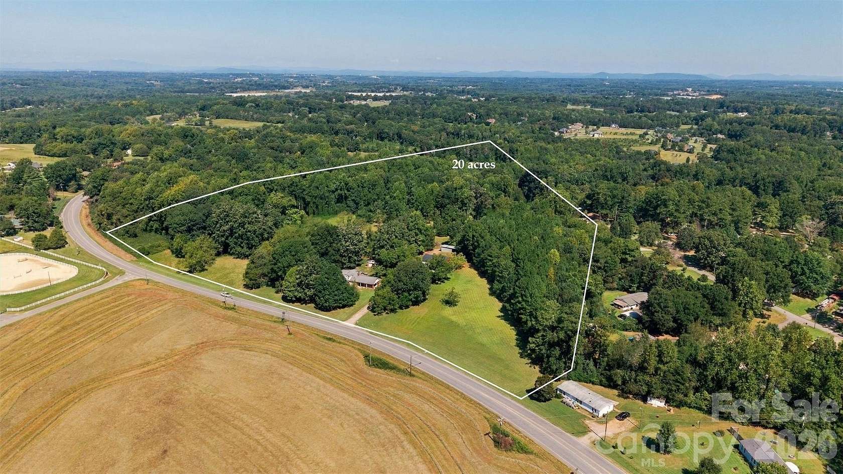 20.4 Acres of Recreational Land with Home for Sale in Newton, North Carolina