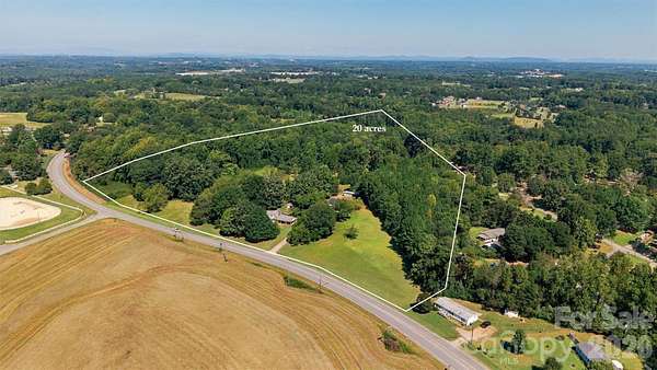 20.4 Acres of Recreational Land with Home for Sale in Newton, North Carolina
