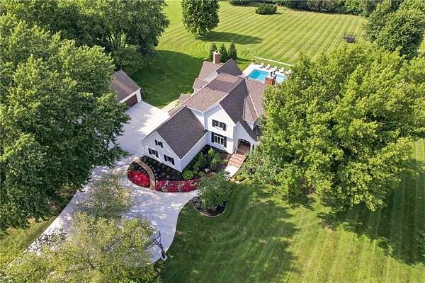 4.39 Acres of Land with Home for Sale in Stilwell, Kansas