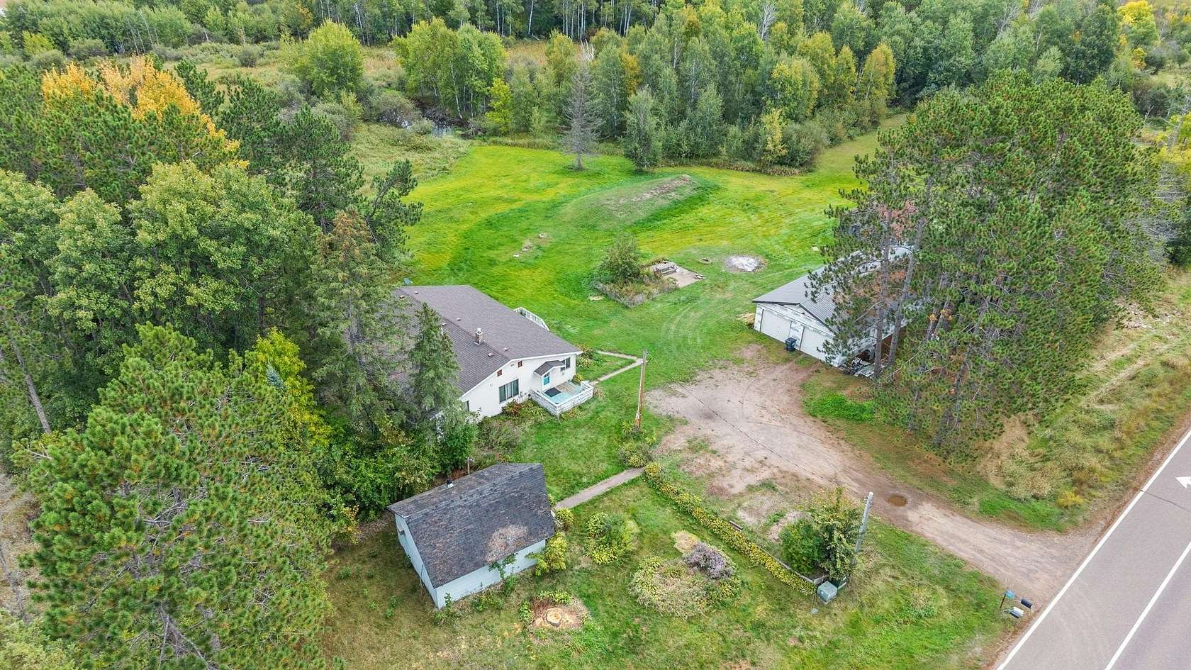10 Acres of Land with Home for Sale in Grasston, Minnesota