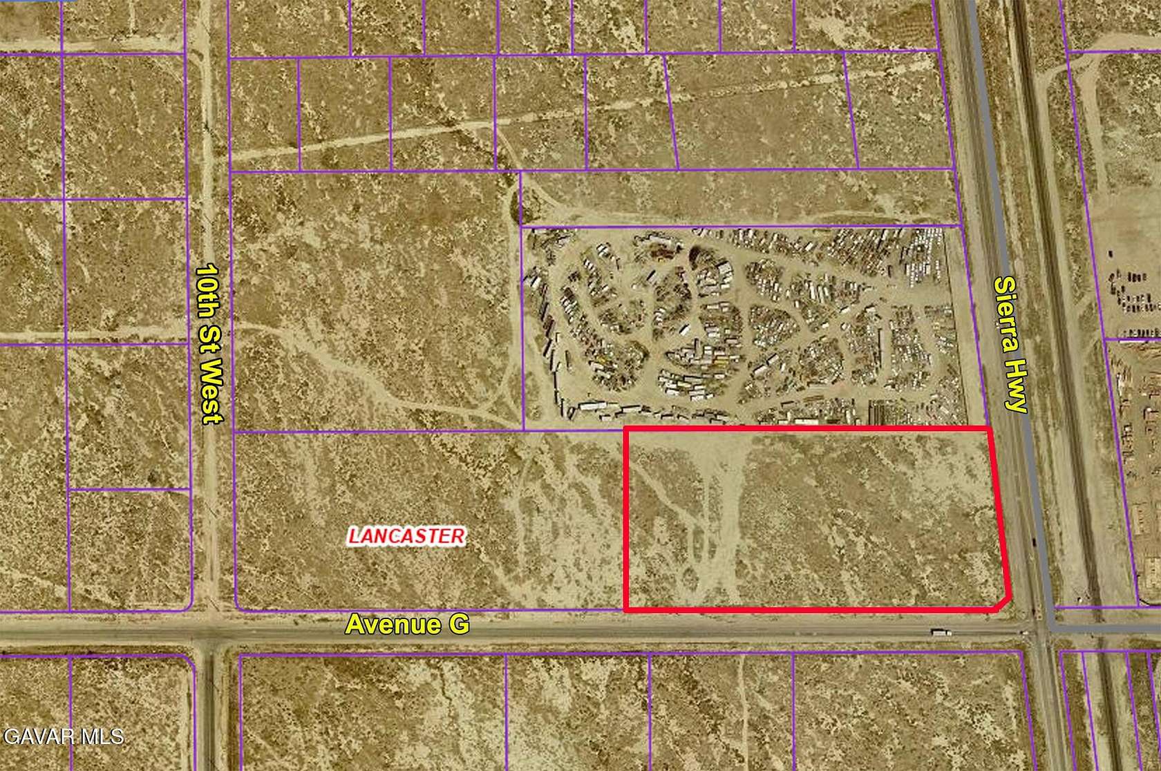 8.2 Acres of Commercial Land for Sale in Lancaster, California