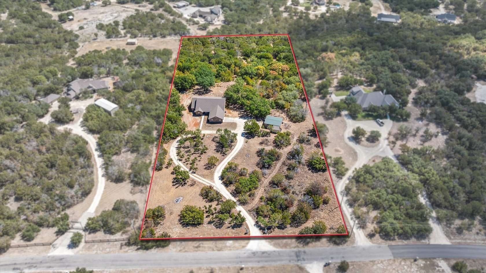 5 Acres of Land with Home for Sale in Bluff Dale, Texas