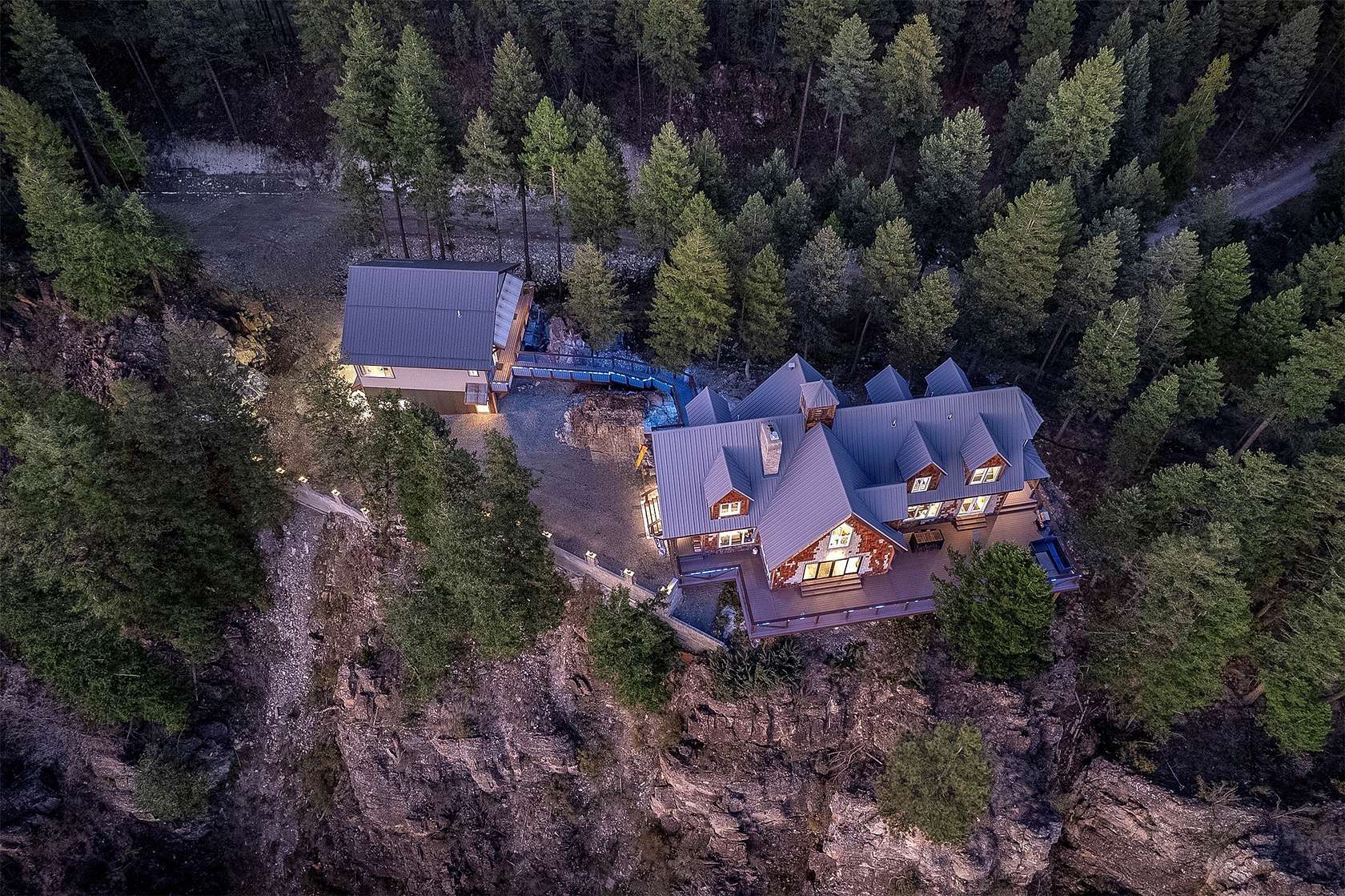 6.48 Acres of Land with Home for Sale in Whitefish, Montana