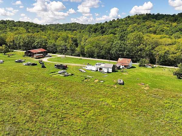 130 Acres of Land with Home for Sale in Brooksville, Kentucky