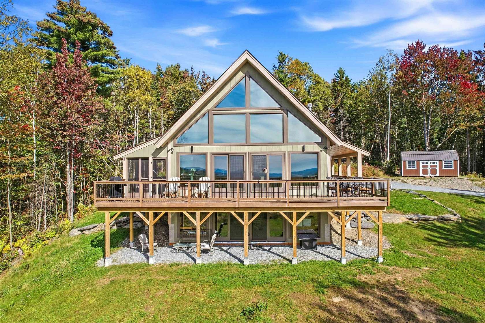 14 Acres of Land with Home for Sale in Sugar Hill, New Hampshire
