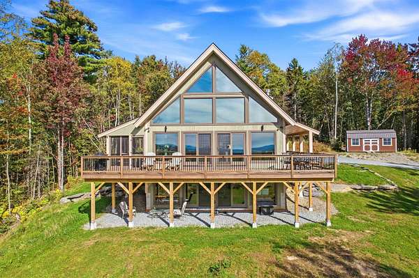 14 Acres of Land with Home for Sale in Sugar Hill, New Hampshire