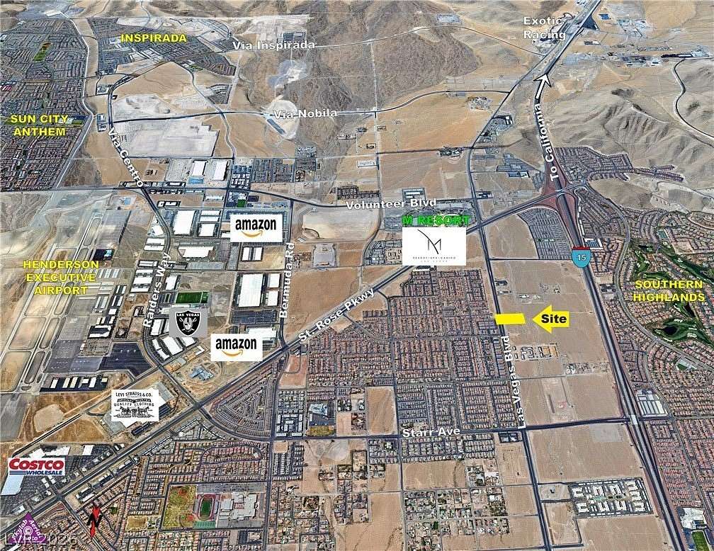 5 Acres of Commercial Land for Sale in Las Vegas, Nevada
