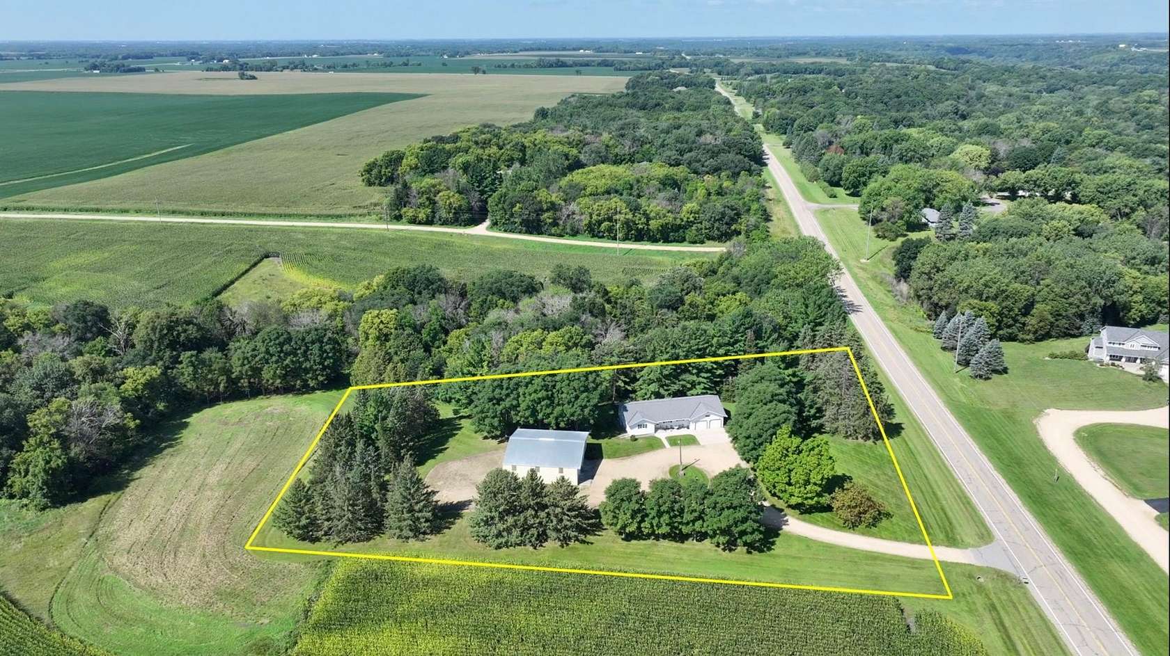 3.35 Acres of Land with Home for Sale in Mankato, Minnesota