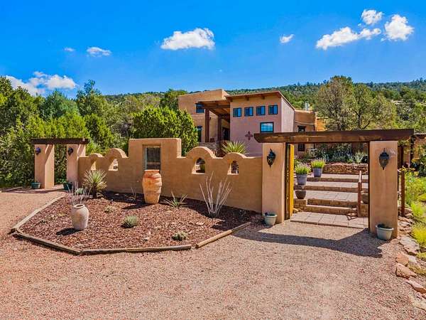 5 Acres of Land with Home for Sale in Santa Fe, New Mexico