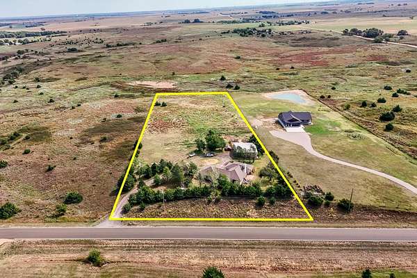 5 Acres of Land with Home for Sale in Pratt, Kansas
