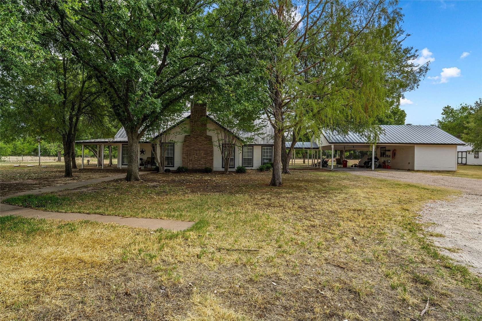 5 Acres of Land with Home for Sale in Whitney, Texas