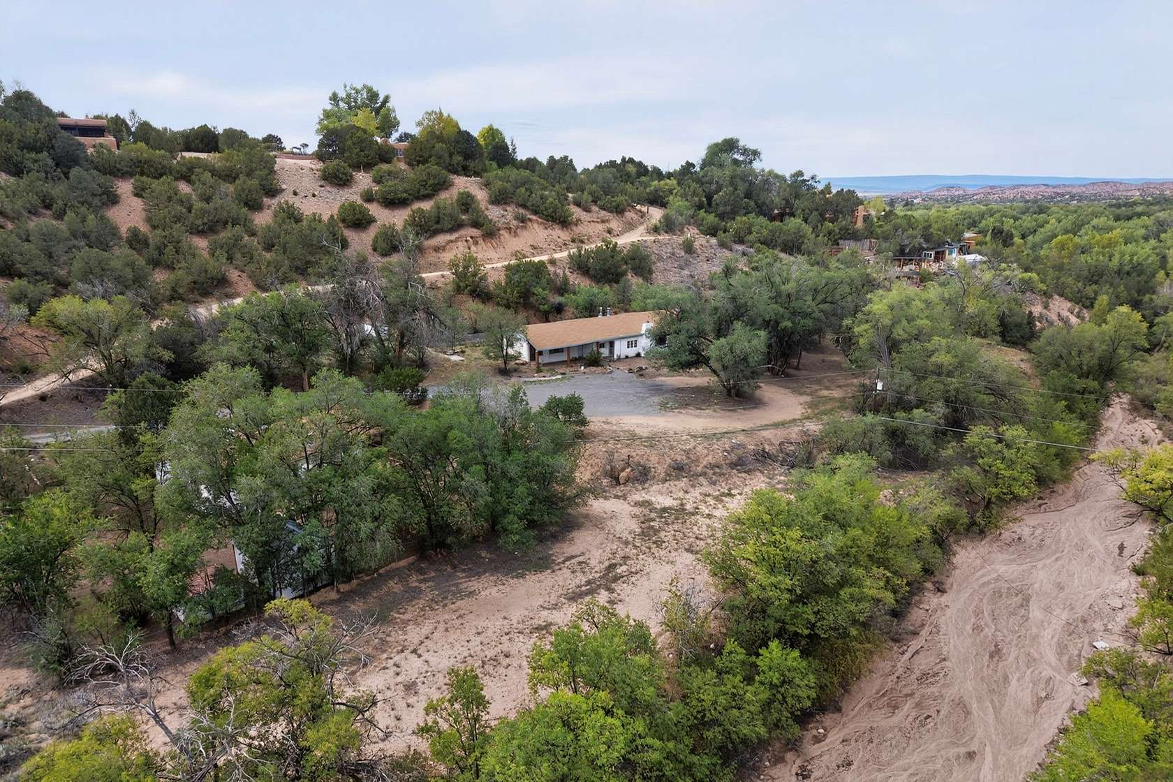 3 Acres of Land with Home for Sale in Santa Fe, New Mexico