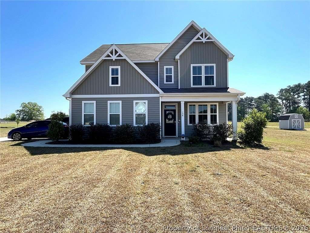 2.5 Acres of Land with Home for Lease in Raeford, North Carolina