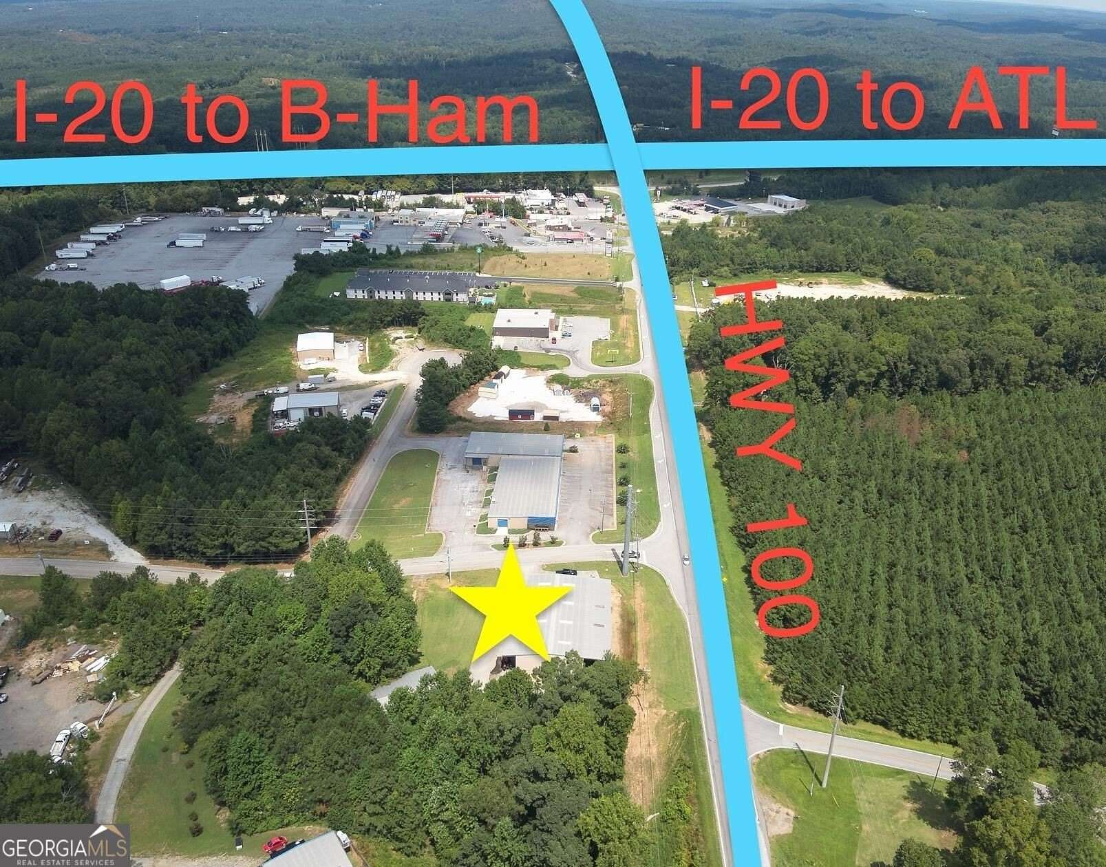 2 Acres of Improved Commercial Land for Sale in Tallapoosa, Georgia