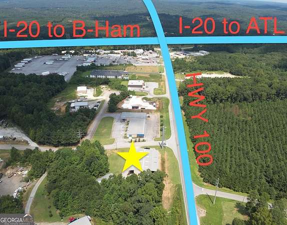 2 Acres of Improved Commercial Land for Sale in Tallapoosa, Georgia