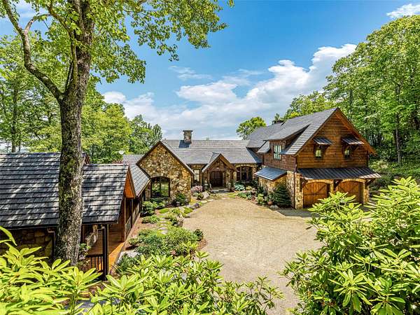 4 Acres of Land with Home for Sale in Lake Toxaway, North Carolina