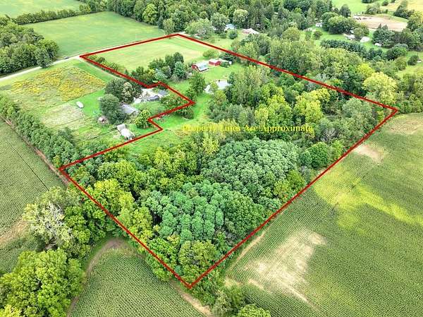 14 Acres of Recreational Land with Home for Sale in Galion, Ohio