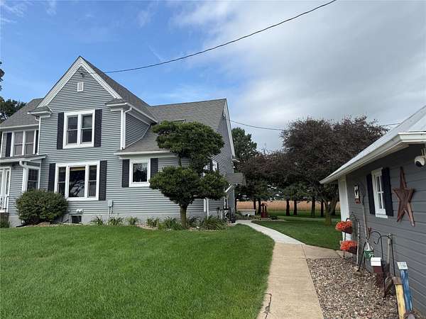 2.88 Acres of Land with Home for Sale in Conrad, Iowa
