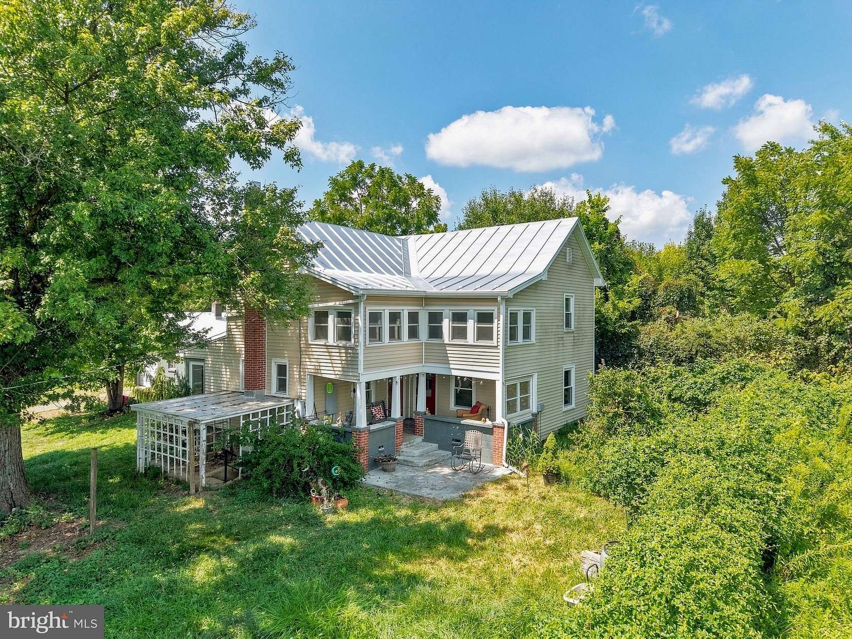 6.9 Acres of Land with Home for Sale in Quicksburg, Virginia