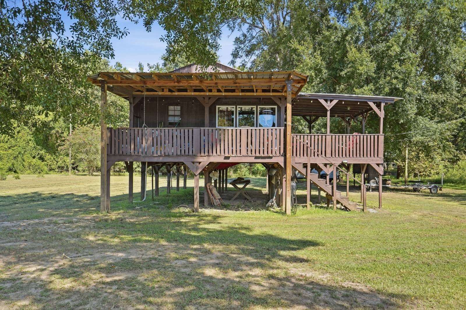 1.66 Acres of Land with Home for Sale in Lucedale, Mississippi