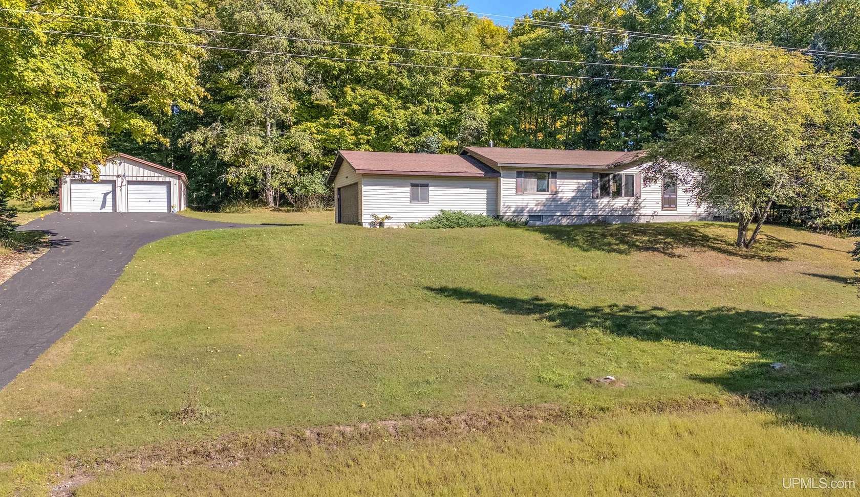 7.77 Acres of Land with Home for Sale in Germfask, Michigan