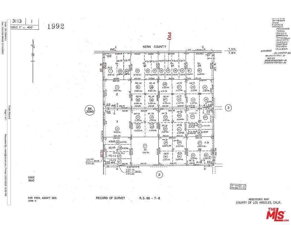 2.37 Acres of Residential Land for Sale in Lancaster, California