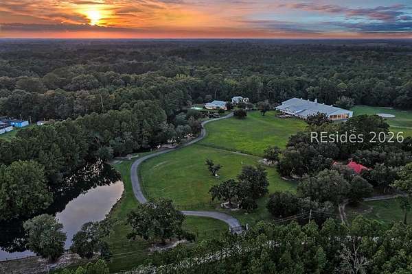26.4 Acres of Agricultural Land with Home for Sale in Ridgeland, South Carolina