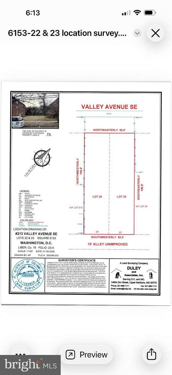 0.06 Acres of Land for Sale in Washington, District of Columbia