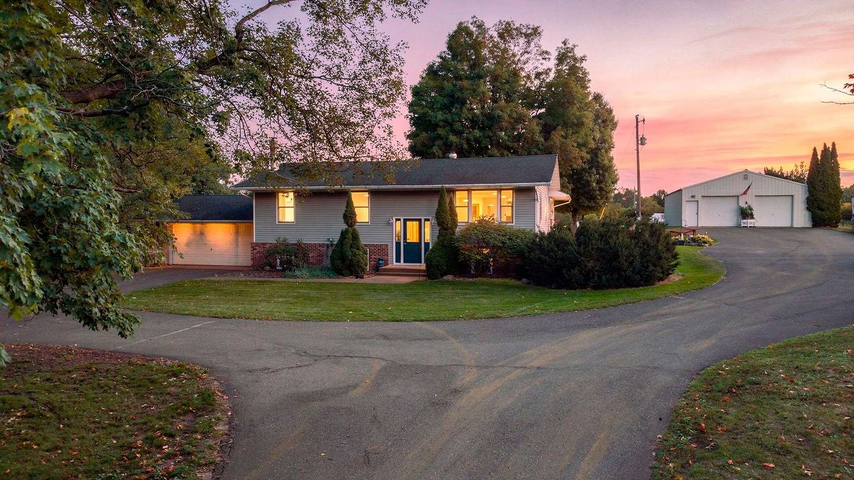 6.44 Acres of Land with Home for Sale in Rush City, Minnesota