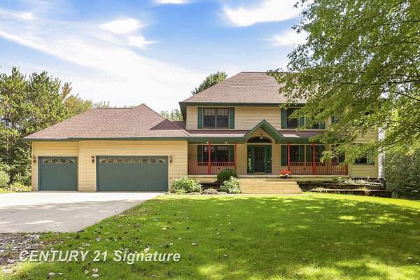 8 Acres of Land with Home for Sale in Hemlock, Michigan
