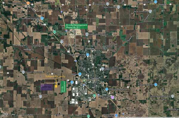 21.2 Acres of Commercial Land for Sale in Lebanon, Indiana