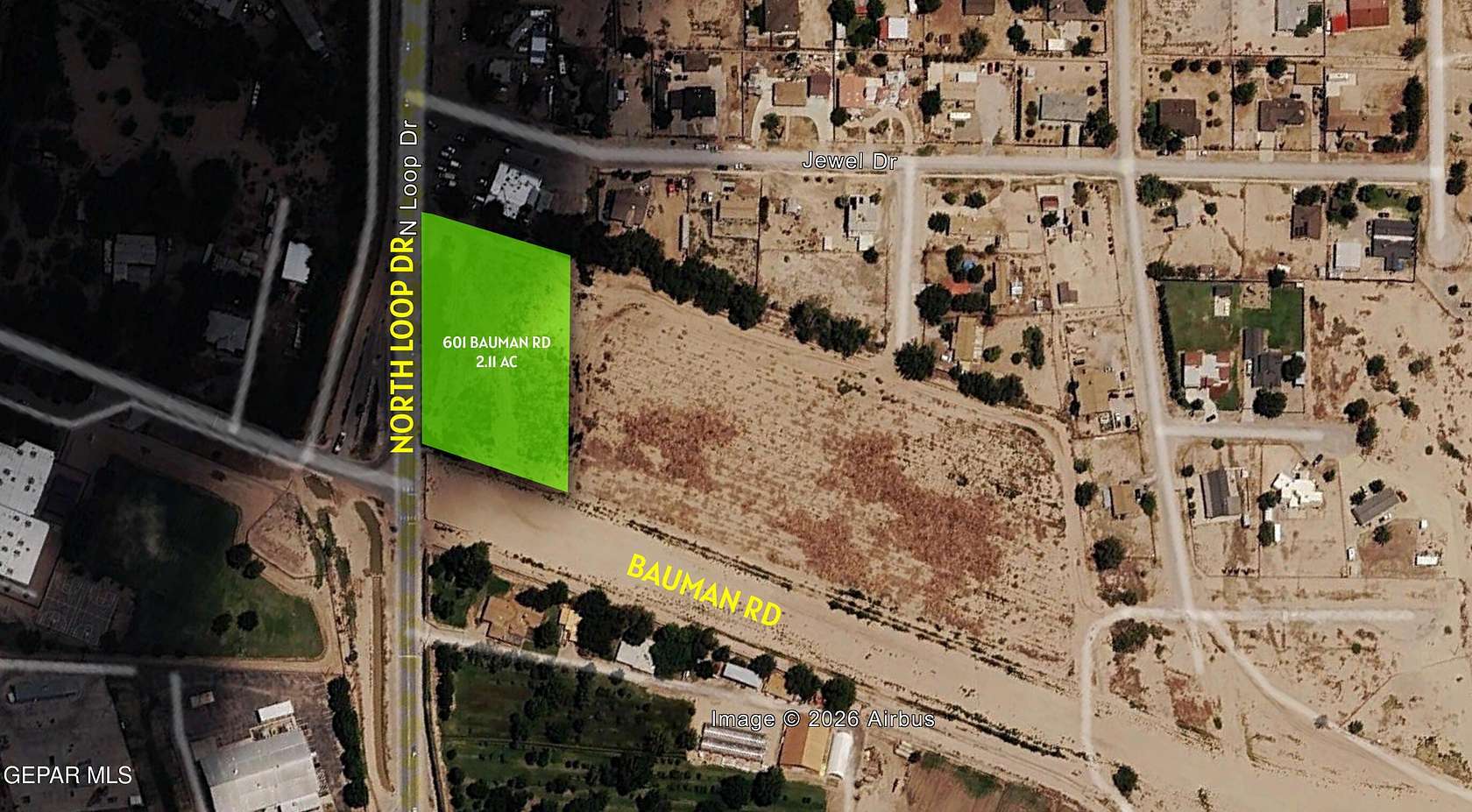 2.1 Acres of Commercial Land for Sale in Socorro, Texas