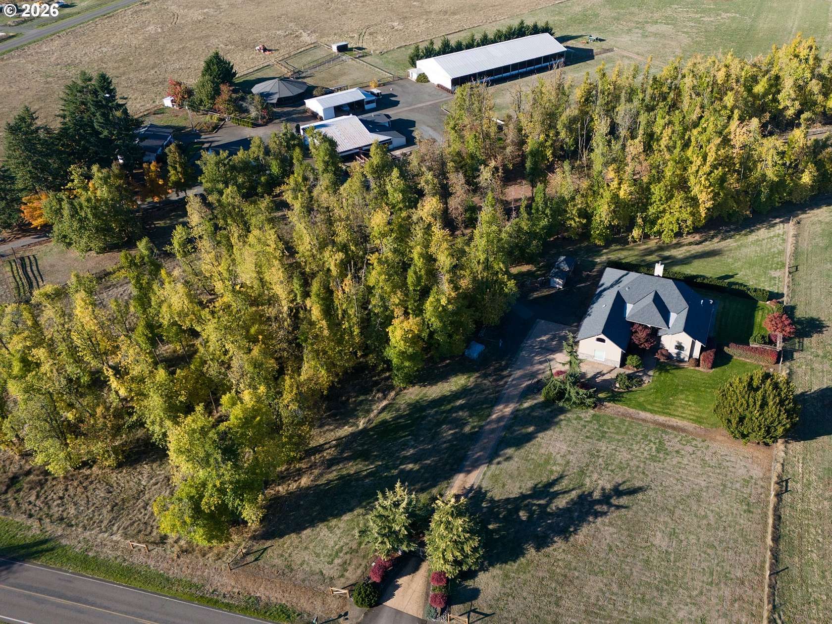 52.9 Acres of Land with Home for Sale in Creswell, Oregon