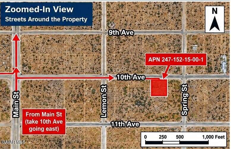 0.23 Acres of Residential Land for Sale in Mojave, California