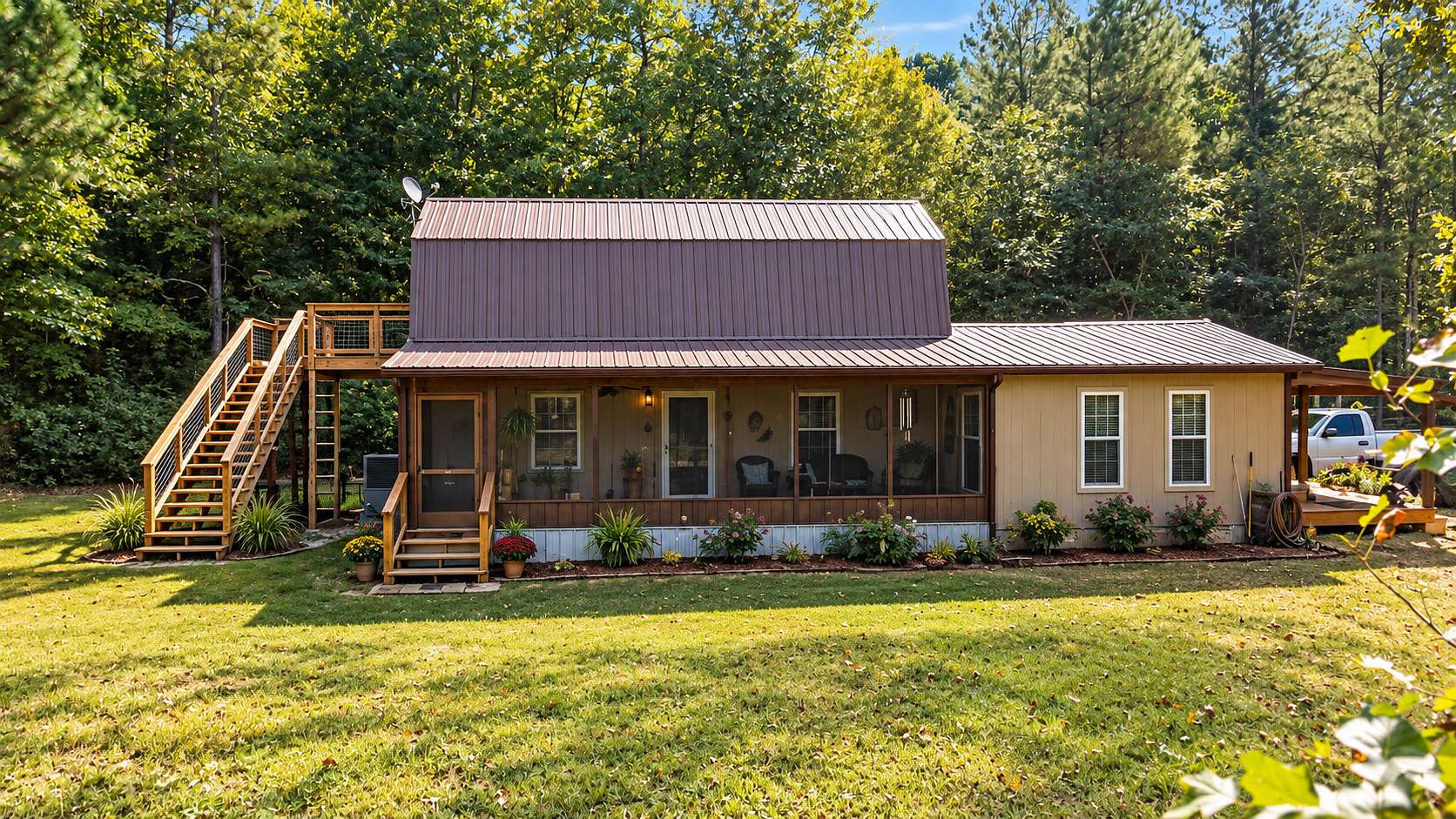 37.8 Acres of Recreational Land with Home for Sale in Linden, Tennessee