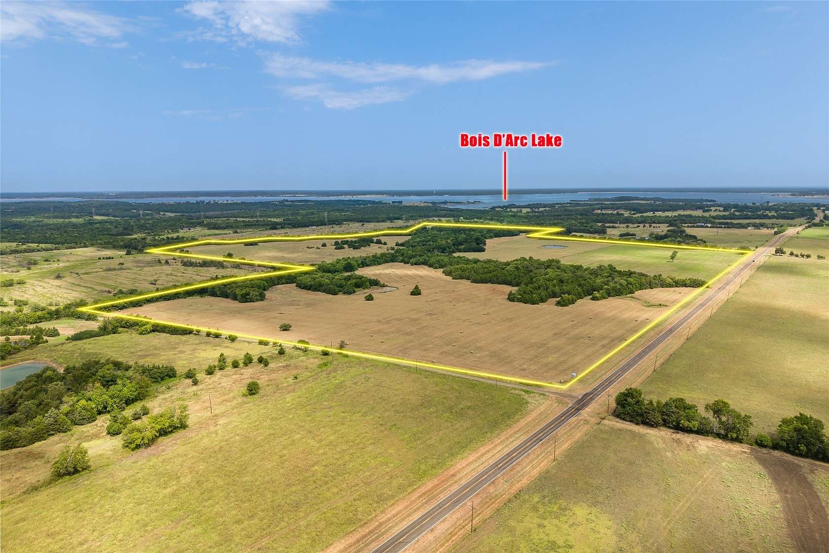 216 Acres of Land for Sale in Honey Grove, Texas