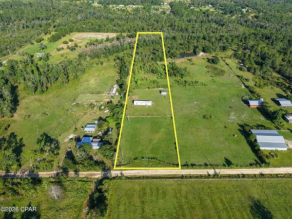 5 Acres of Land with Home for Sale in Fountain, Florida