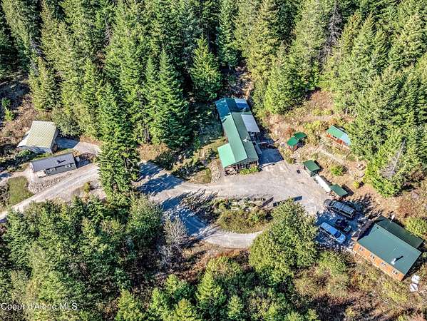 10.2 Acres of Land with Home for Sale in Sandpoint, Idaho