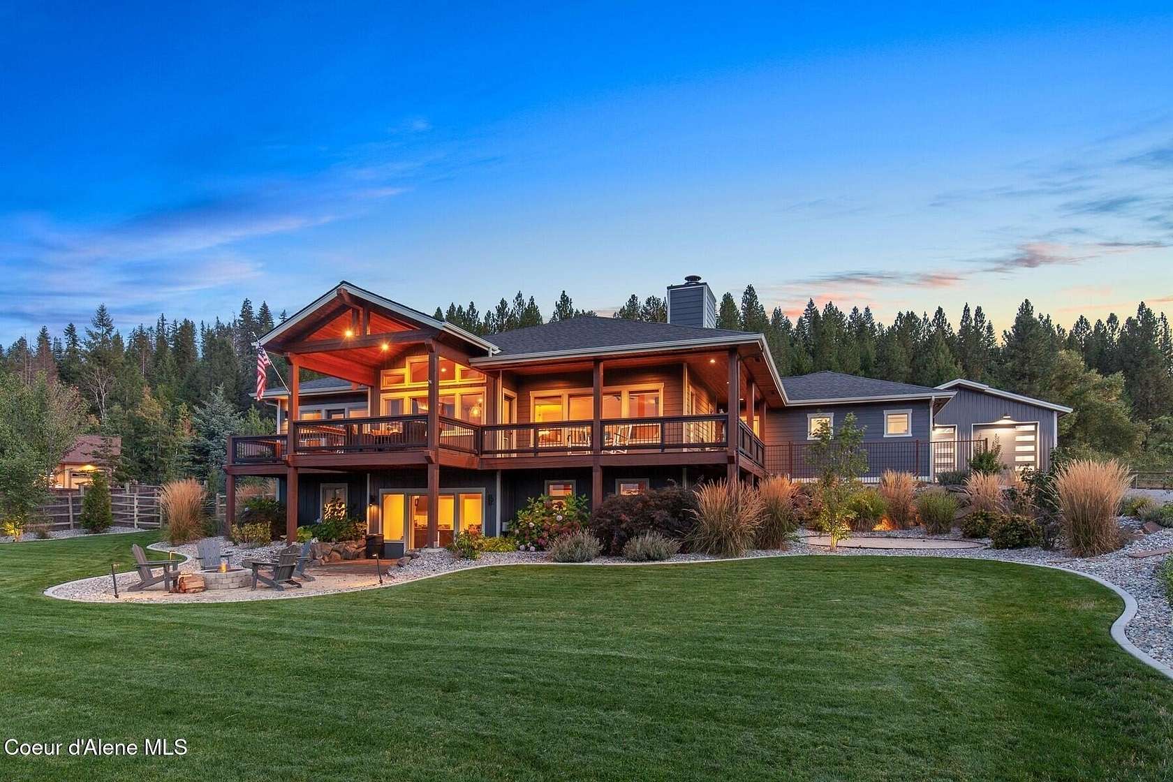 2.34 Acres of Land with Home for Sale in Coeur d'Alene, Idaho