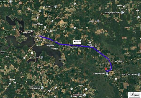 6 Acres of Land for Sale in Farmerville, Louisiana