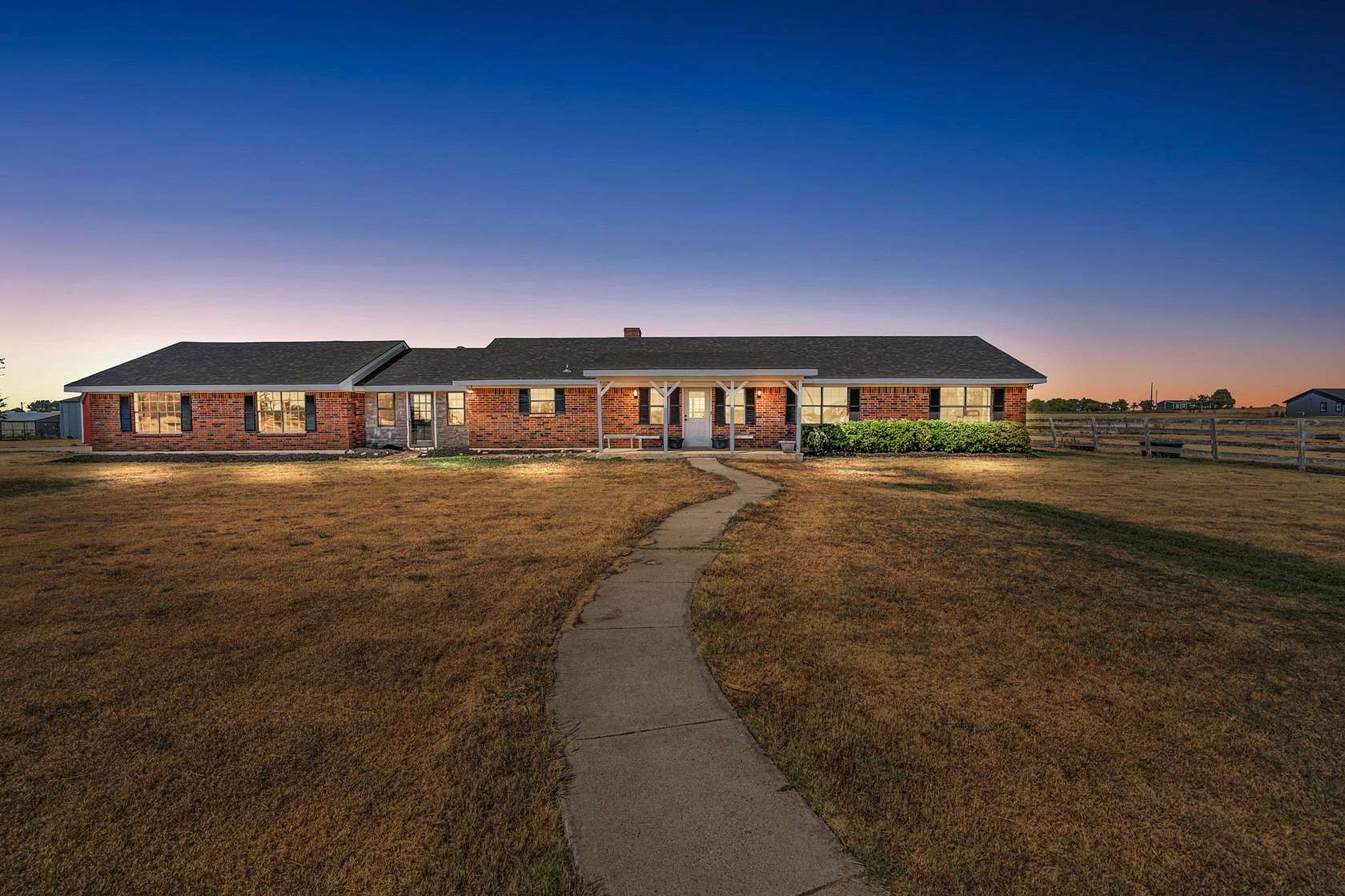 12.5 Acres of Recreational Land with Home for Sale in Sanger, Texas