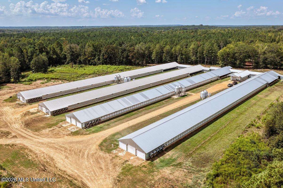 66 Acres of Agricultural Land with Home for Sale in Kosciusko, Mississippi