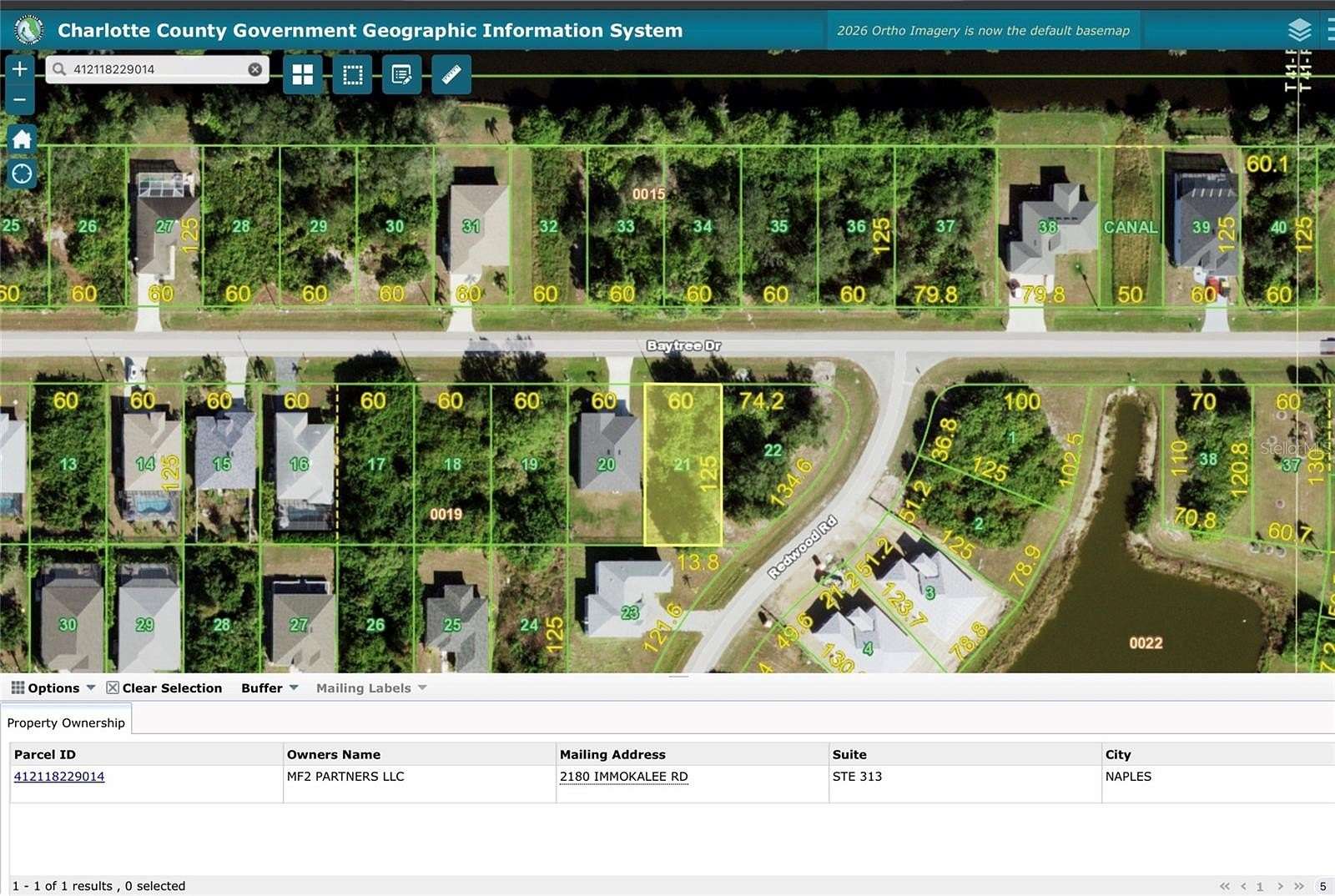 0.17 Acres of Residential Land for Sale in Rotonda West, Florida