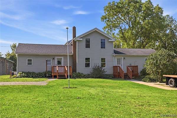 13.6 Acres of Land with Home for Sale in Corfu, New York