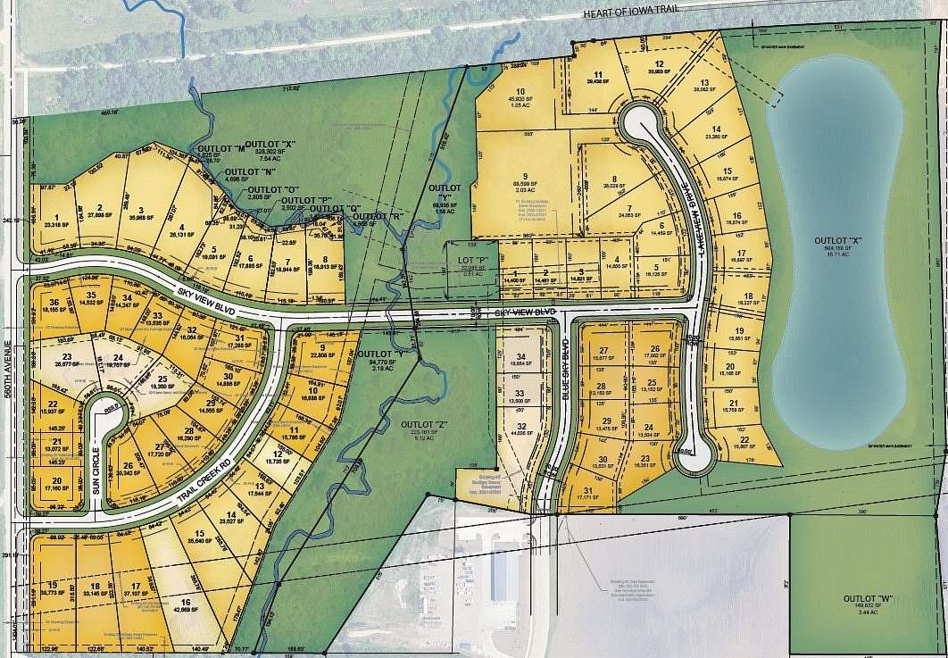 2 Acres of Residential Land for Sale in Huxley, Iowa