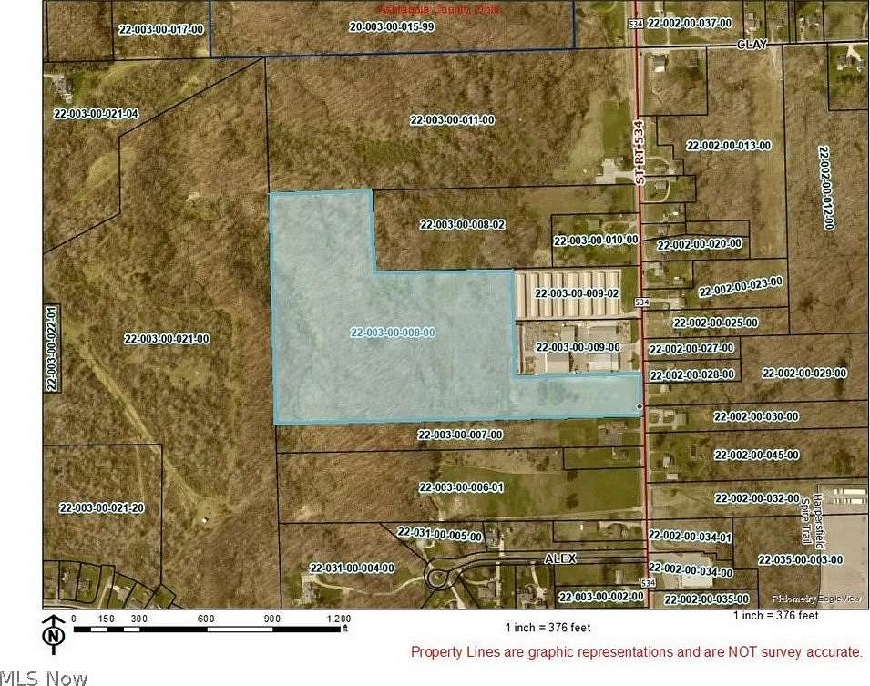 24 Acres of Land for Sale in Geneva, Ohio
