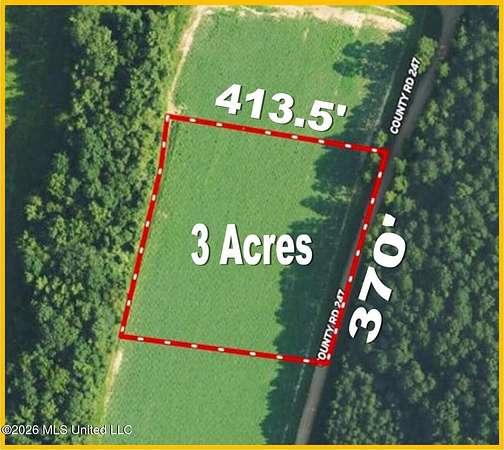 3 Acres of Land for Sale in Bruce, Mississippi