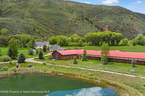 132 Acres of Agricultural Land with Home for Sale in Snowmass, Colorado