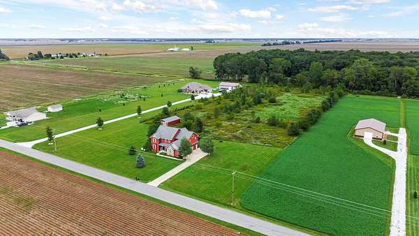 11.4 Acres of Land with Home for Sale in Kouts, Indiana