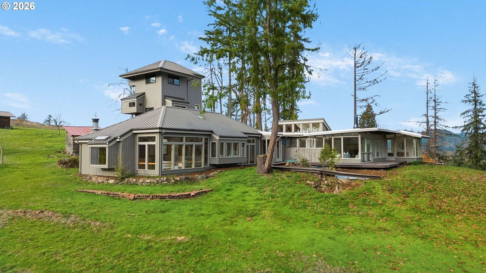 30 Acres of Agricultural Land with Home for Sale in Pleasant Hill, Oregon